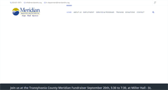 Desktop Screenshot of meridianbhs.org